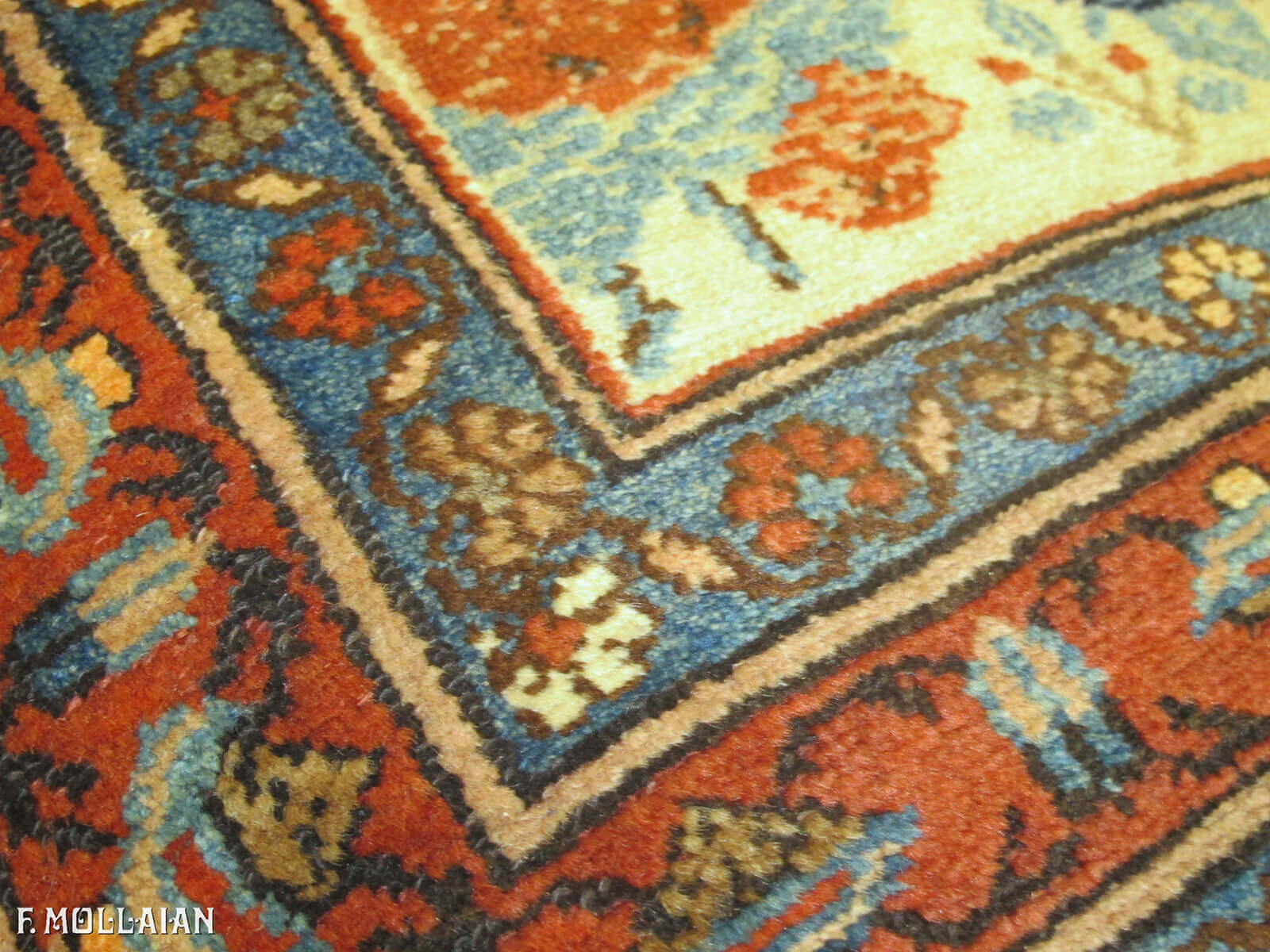 Antique All-over « Gol Farang » Malayer Persian Rug n°:85869704